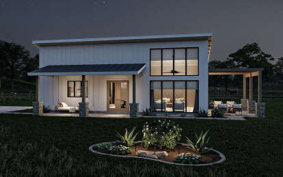 Modern House Plan #963-00851 Elevation Photo