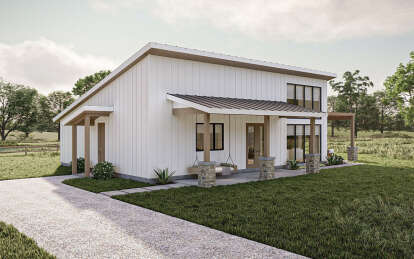 Modern House Plan #963-00851 Elevation Photo