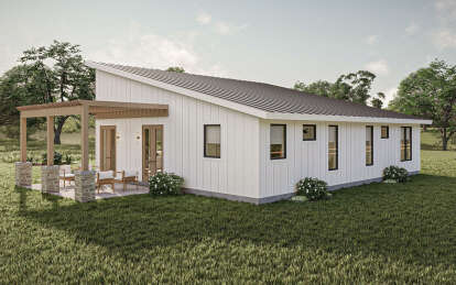 Modern House Plan #963-00851 Elevation Photo
