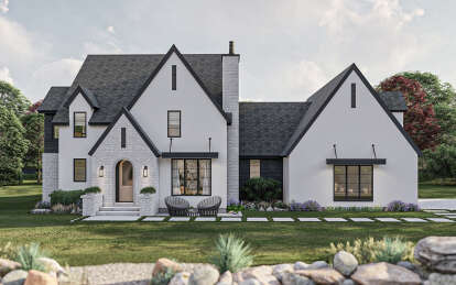 European House Plan #963-00852 Elevation Photo