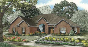 Ranch House Plan #110-00082 Elevation Photo