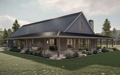 Barn House Plan #963-00853 Elevation Photo