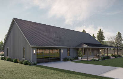 Barn House Plan #963-00853 Elevation Photo