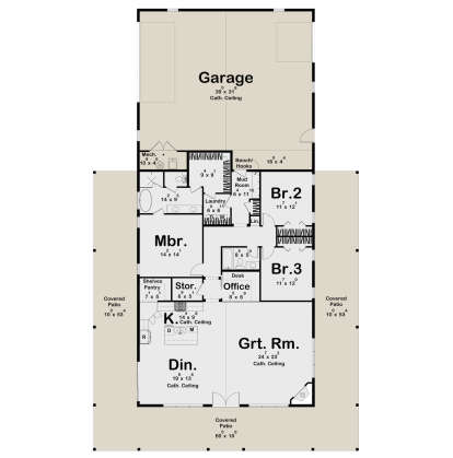 House Plan House Plan #29930 Drawing 1