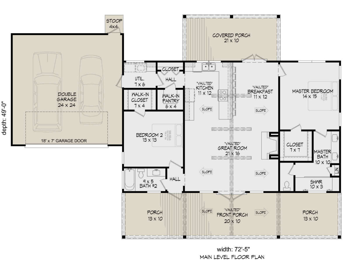 Main Floor  for House Plan #940-00904