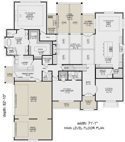 Main Floor  for House Plan #940-00907