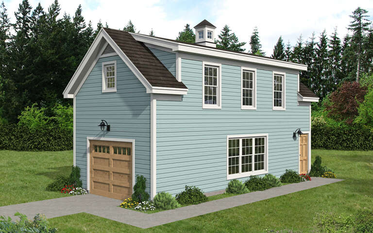 House Plan House Plan #29939 Angled Front Elevation