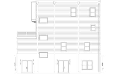 Modern House Plan #940-00909 Elevation Photo