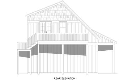 Cabin House Plan #940-00911 Elevation Photo