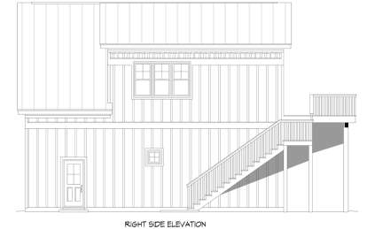 Cabin House Plan #940-00911 Elevation Photo
