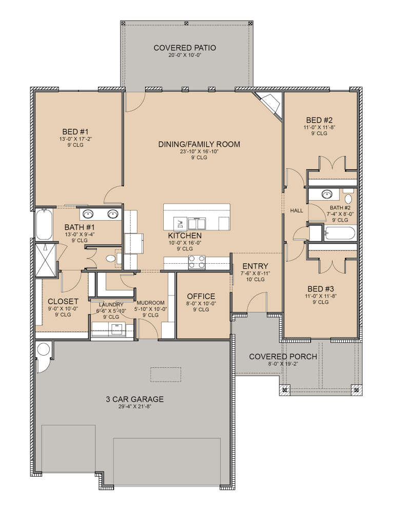 House Plan House Plan #29944 Drawing 1
