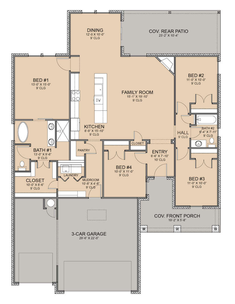 House Plan House Plan #29945 Drawing 1