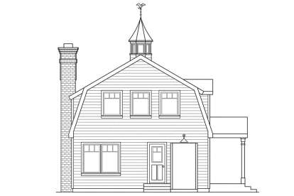 Cottage House Plan #035-01071 Elevation Photo