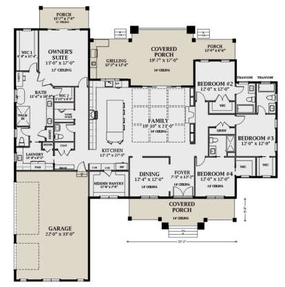 Main Floor  for House Plan #6849-00157