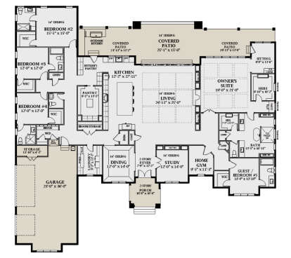 Main Floor  for House Plan #6849-00158