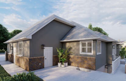 Craftsman House Plan #2802-00253 Elevation Photo
