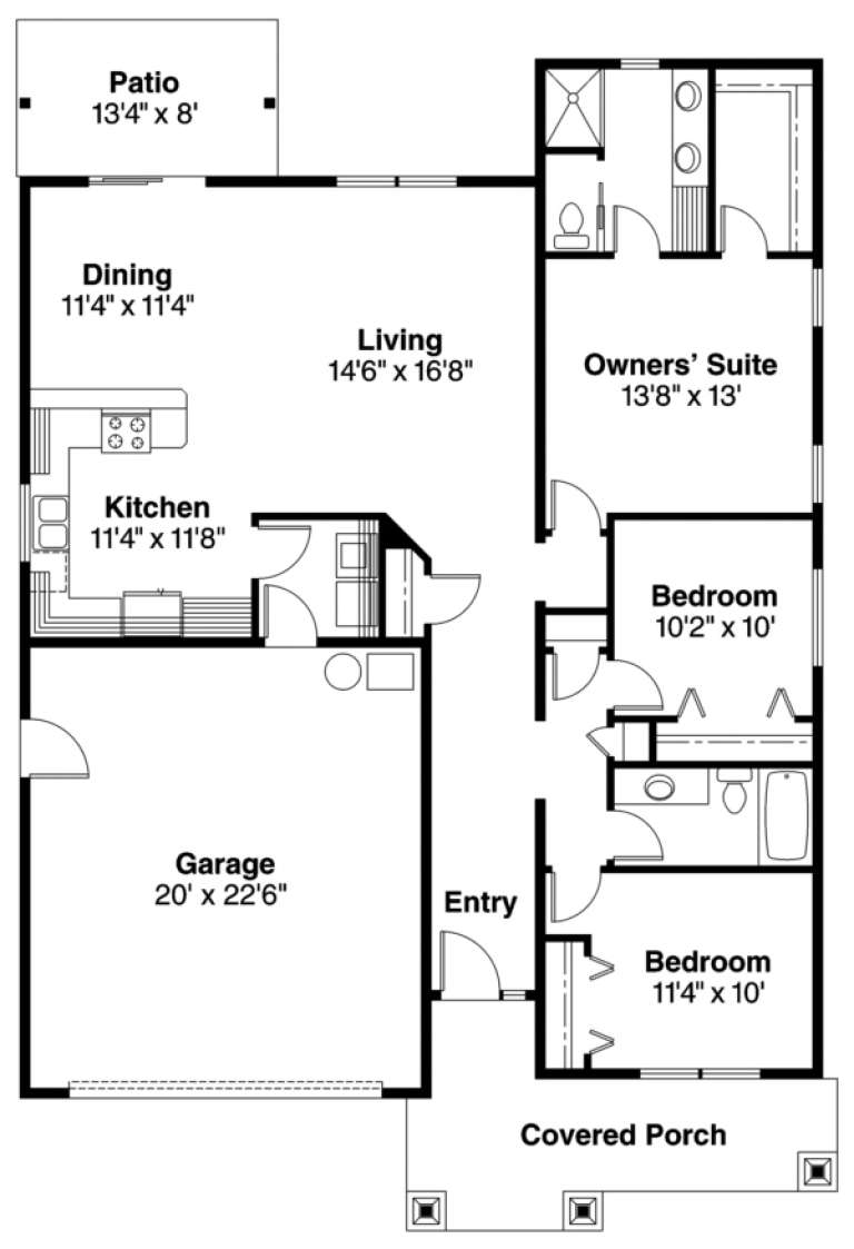 House Plan House Plan #2995 Drawing 1