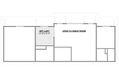 Loft for House Plan #1462-00076