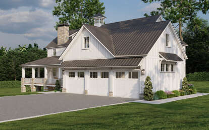 Modern Farmhouse House Plan #8318-00370 Elevation Photo