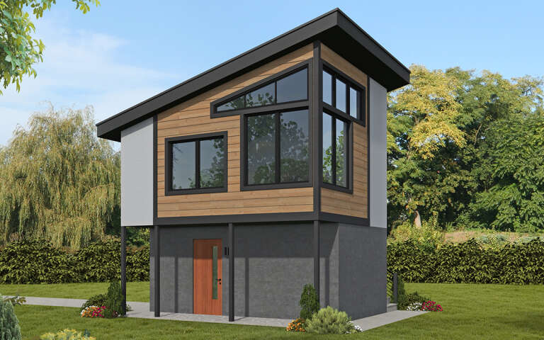 House Plan House Plan #29959 Angled Left Elevation