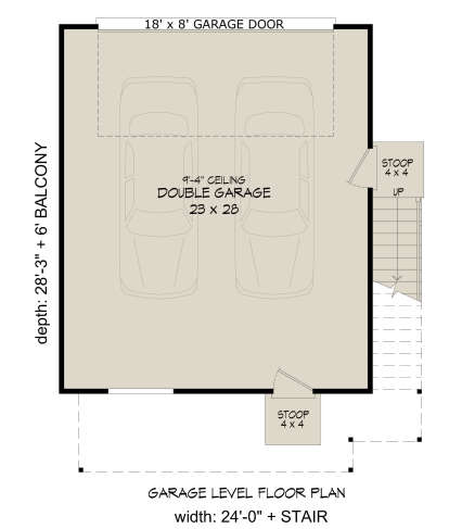 First Floor for House Plan #940-00913