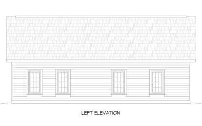 Cabin House Plan #940-00914 Elevation Photo