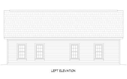 Cabin House Plan #940-00914 Elevation Photo