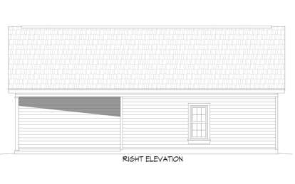 Cabin House Plan #940-00914 Elevation Photo