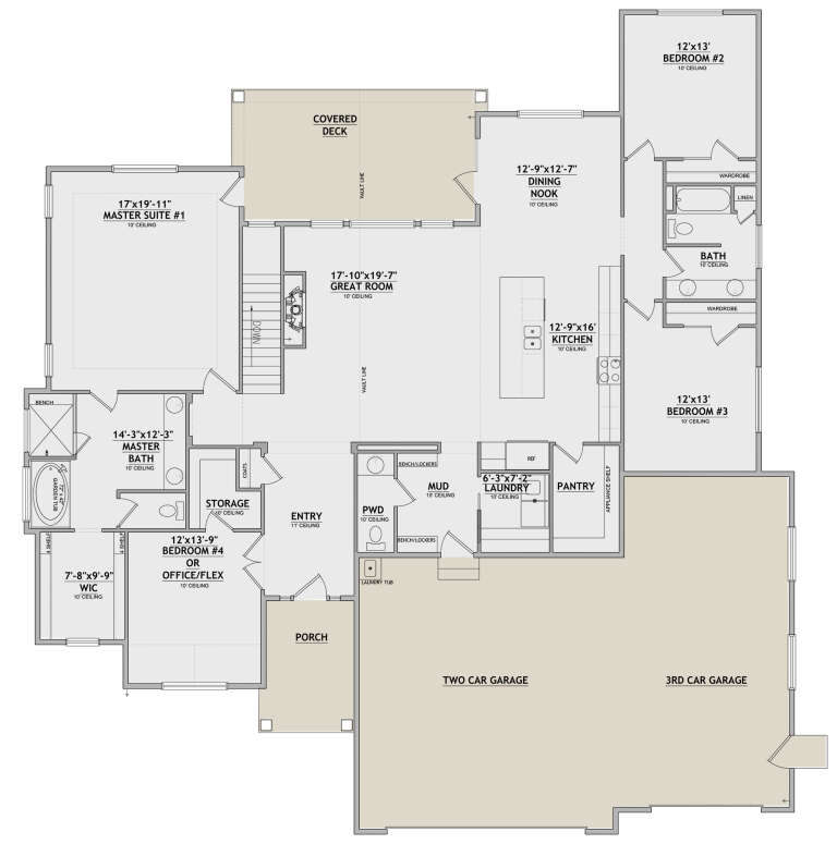 House Plan House Plan #29962 Drawing 1