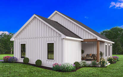Modern Farmhouse House Plan #041-00344 Elevation Photo