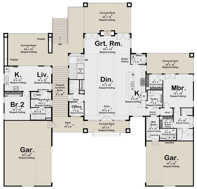 House Plan House Plan #29964 Drawing 1