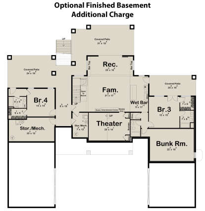 Basement for House Plan #963-00855