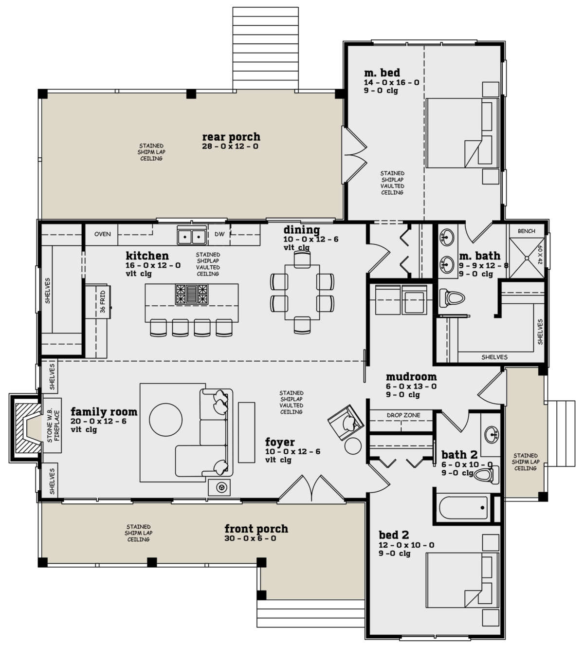 Main Floor  for House Plan #7174-00018