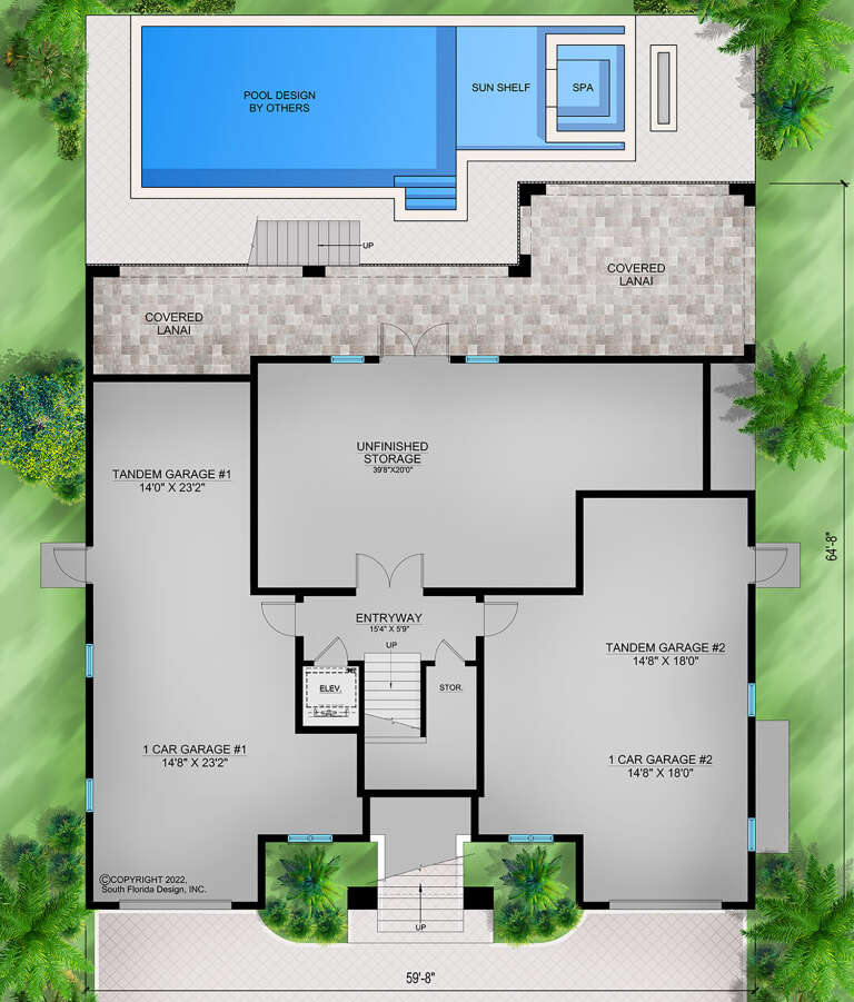 Coastal Plan - 4,669 Square Feet, 4 Bedrooms, 5.5 Bathrooms | Floor ...