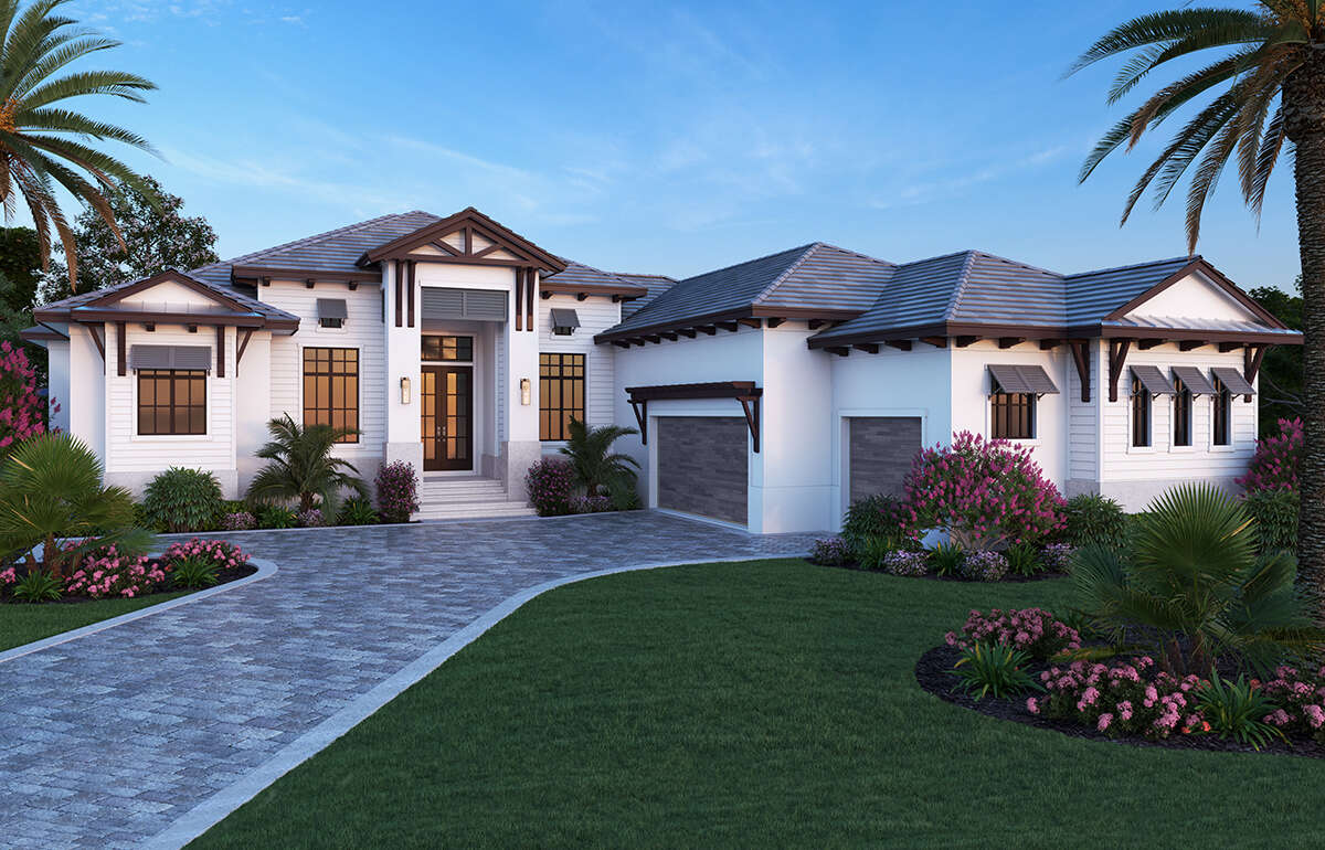 Coastal Plan - 3,846 Square Feet, 4 Bedrooms, 5 Bathrooms | Floor Plan ...
