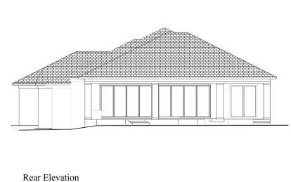 Coastal House Plan #207-00120 Elevation Photo