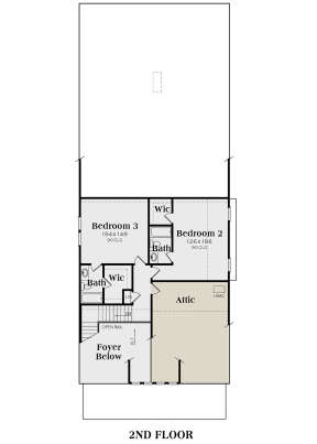 Second Floor for House Plan #009-00135