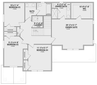 Second Floor for House Plan #8768-00144
