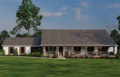 Farmhouse House Plan #8318-00372 Elevation Photo