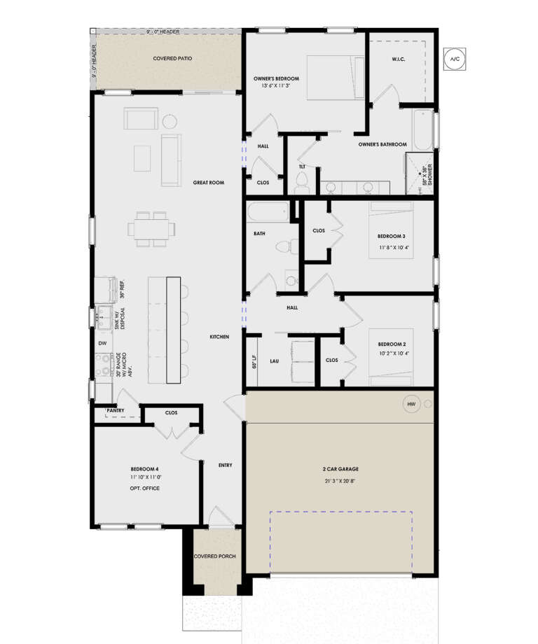 House Plan House Plan #29974 Drawing 1
