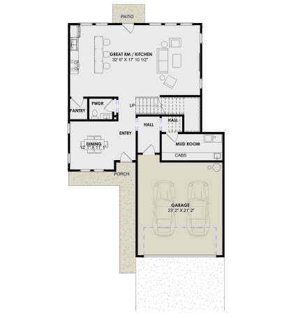 Main Floor  for House Plan #9185-00002