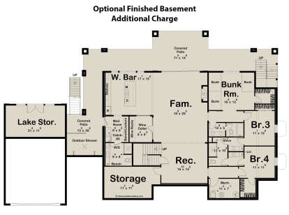 Basement for House Plan #963-00856