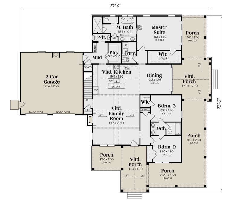 House Plan House Plan #29978 Drawing 1