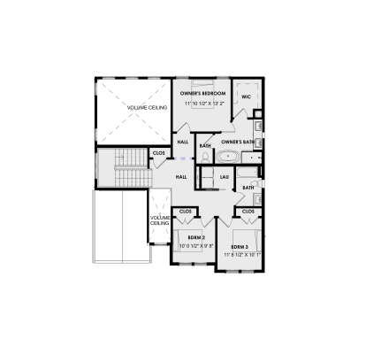 Second Floor for House Plan #9185-00007