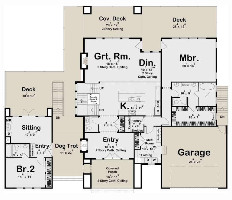 House Plan House Plan #29986 Drawing 1