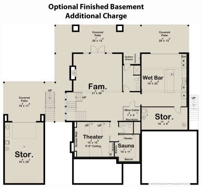 Basement for House Plan #963-00857