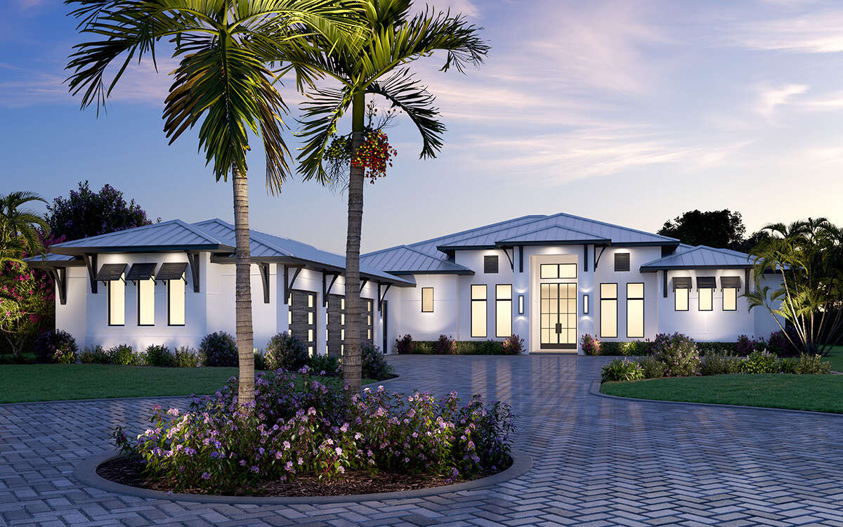 Coastal Plan - 3,804 Square Feet, 5 Bedrooms, 5.5 Bathrooms | Floor ...