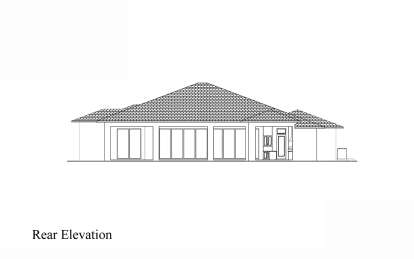 Coastal House Plan #207-00122 Elevation Photo