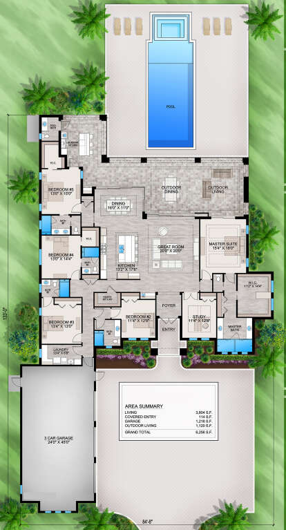 Main Floor for House Plan #207-00122