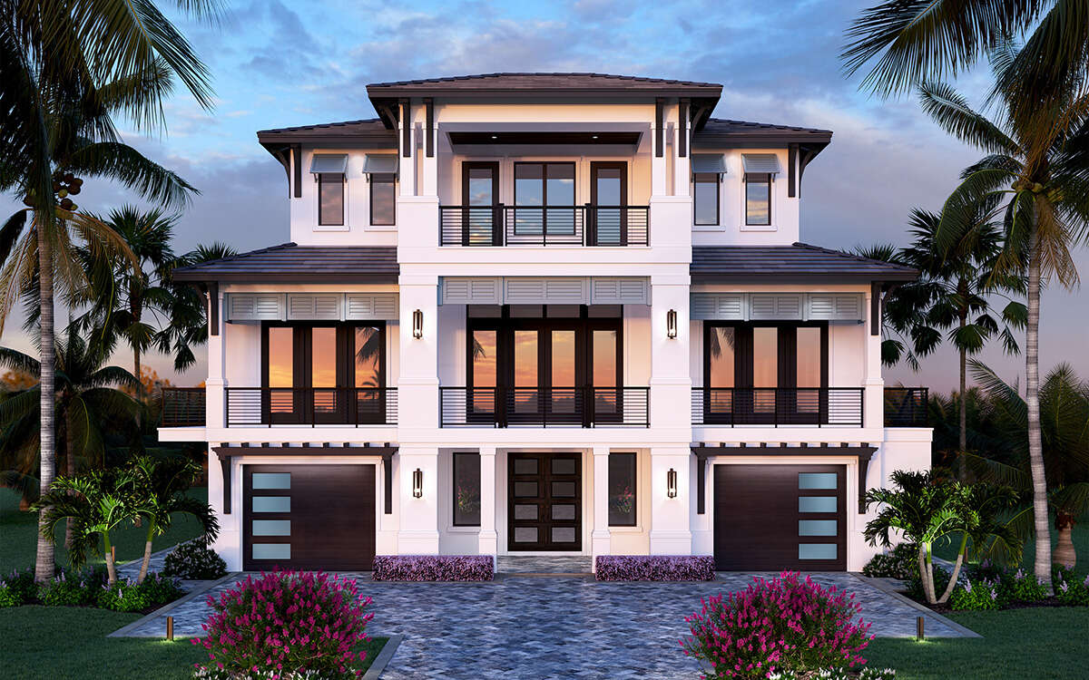 Coastal Plan - 4,619 Square Feet, 4 Bedrooms, 5 Bathrooms | Floor Plan ...